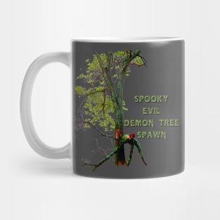 Spooky Evil Demon Tree Spawn Mug